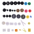 500Pcs Car push pin mixed door trim panel clip fastener bumper rivet retai OZ
