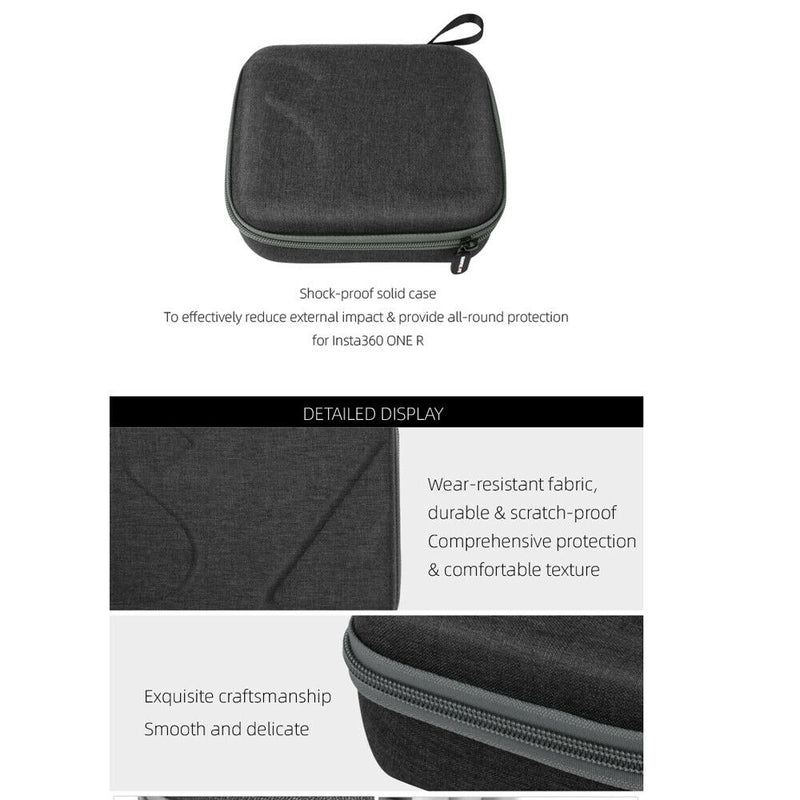 Protective Storage Bag Suitcase Carrying Case for Insta 360 ONE R Action Camera