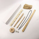Primitive Fire Starter Camping Fire Bow Drill Scout Education Practice Kit