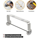 Adhesive Paper Towel Holder Under Cabinet for Home Kitchen & Bathroom Brush