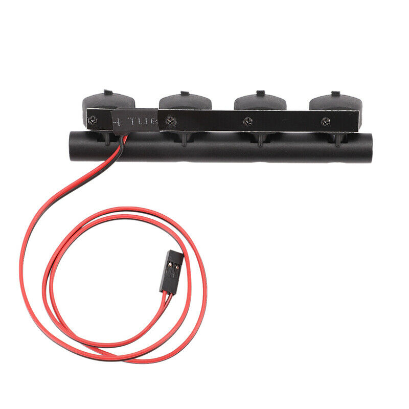 RC LED Light Bar Roof Lamp for 1/10 Traxxas Trx4 SCX10 D90 RC 4WD Crawler CaS4F3