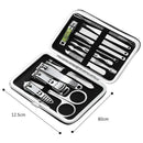 Black 15PCS Manicure Set Professional Nail Clipper Kit Utility Pedicure Twe