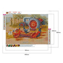 5D DIY Full Drill Diamond Painting Animal Cross Stitch Embroidery (W0162)