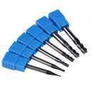 6 Pcs 1-6 Mm 4 Flutes Hrc45 Solid Tungsten Carbide End Mill Cnc Router Bits X9J7