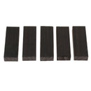 5pcs Violin Tuning Peg Material Ebony Wood for Luthiers DIY Supplies