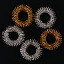 5 PCS Finger Massage Ring Acupuncture Rings Health Care Body Massager Useful  JR