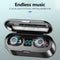 F9 Waterproof LED TWS Wireless Headset Bluetooth 5.0 Sports Headphones A