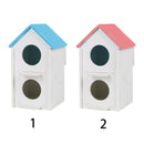 2X 2 Layer Bird Breeding Box Bird House Outdoor Garden Decorative Pet Birdhouse