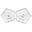 5pcs Acrylic Clear Twin Ruler Handmade Quilt Templates Patchwork Ruler Tool