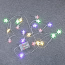 4.2M Photo Clip Lamp String Battery Powered 40 LEDs Clip Lights f. Party Decor