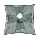 Portable Foldable 4 Sides 4 Holes Automatic Fishing Net Landing Net Trap Ca
