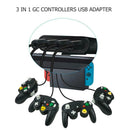 4 Ports GC Controllers USB Adapter Fit for Nintend Switch Wiiu/PC Console
