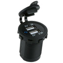 12V Dual Usb Car Cigarette Lighter Socket Splitter Charger Plug Adapter Pow