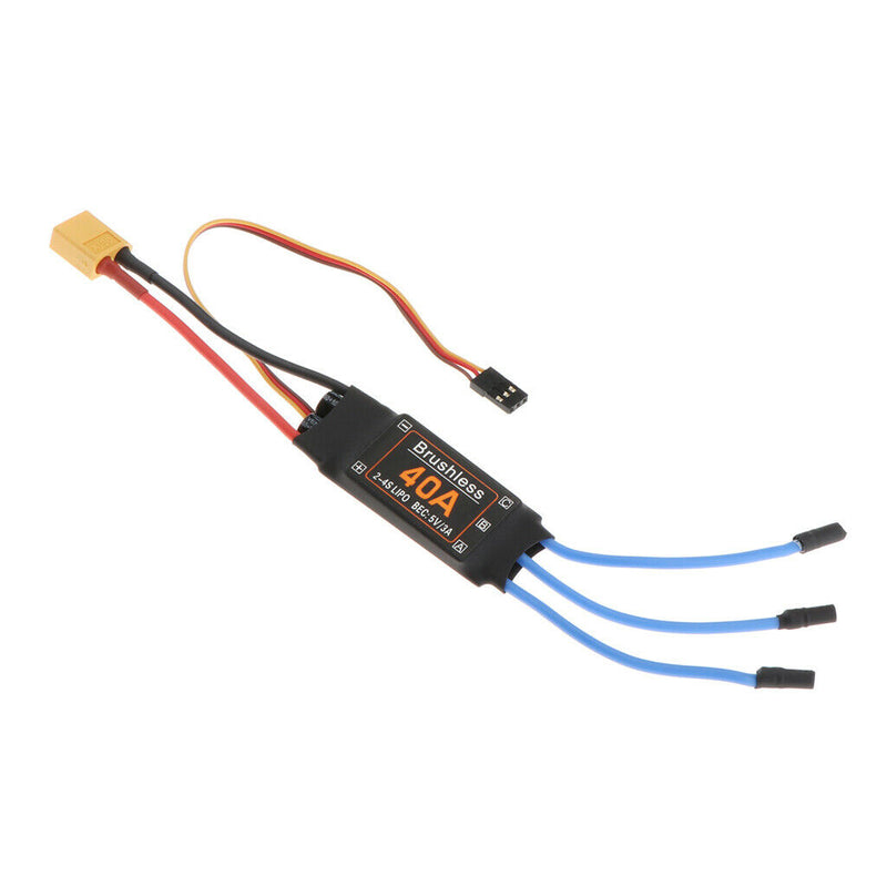 40A Brushless ESC 3.5mm Banana Head RC FPV Quad Drone Toys Accessories
