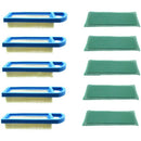 5X Air Filter for Briggs & Stratton 613022 650821 697152 698413 797007 7944