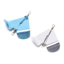 fishing sequins lures rotating blade fiy fishing hard metal spinner bait tack 3C