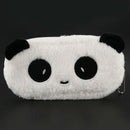 Kids Cartoon Pencil Case Plush Large Pen Bag Cosmetic Makeup Cartoon