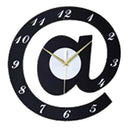 Design Wall Clock Sign Arobase Quartz Movement Silky Clocks Modern Decorati H5F9