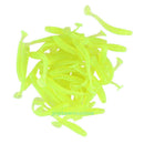 50pcs 80mm/2g Soft Lures Artificial Loach Fishing Bait Swimbait Worm Tackle Hot