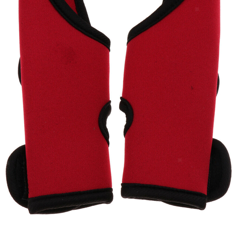 Dog Knee Joint Support Front Leg Compression Brace Protector Red - S