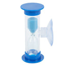 6831 Toothbrush hourglass 3 minutes set 4 pcs hourglasses with vacuum clean