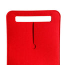 Red Thick Wine Bottle Carrier Bag Cooler for Picnic Beach Airplane Travel