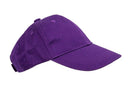 Kids Plain Baseball Cap Girls Boys Junior Childrens Hat Summer-Deep Purple