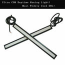 10Pcs 12V LED Strip DRL Daytime Running Lights Fog COB Car Lamp Blue Day Driving
