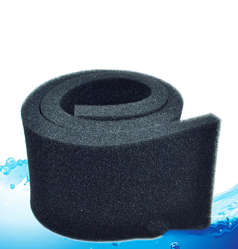 50*12*2cm Black Biochemical Cotton Filter Foam Sponge Aquarium Fish Tank Pond SP