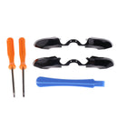 2 Pcs Black LB RB Bumpers Triggers Switch Buttons + Screwdrivers Kit for