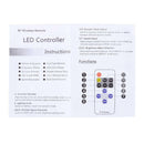 5-24V RF Wireless Remote Control Mini Dimmer Controller for LED Strip Light