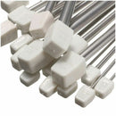 22Pcs 11Sizes Stainless Steel Single Pointed Crochet Knitting Needles 2-8mm