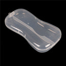 Portable Plastic Spoon Fork Travel Transparent Tableware Box Storage Organizer^