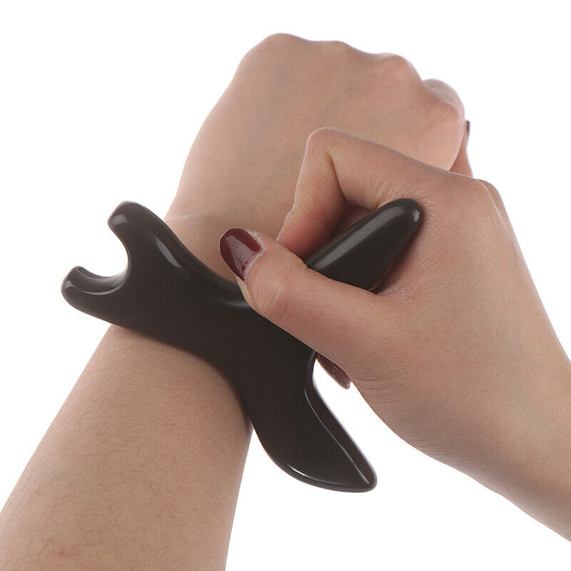 1Pcs SPA Acupuncture Stone Gua Sha Board Points Massager Sticks Health Care T BX