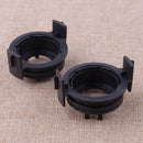 2pcs H7 Headlight Bulbs Clip Adapter Socket Holder Fit For BMW E46 E90 3er