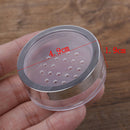 8ML Plastic empty cosmetic bottle sifter container puff jars container screw  ME