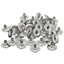 New 200x Snap Fastener Kit Stainless Steel Canvas To Screw Press Stud Boat 15mm