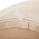 Summer Women Floppy Hat Big Bowknot Straw Hat Wide Brim Beach Hat Sun Hat crU1E3
