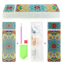 DIY Mandala Special Shaped Diamond Painting Students Pencil Storage Box