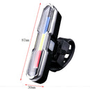 High Brightness Bike Rear Light Red/Blue, Powerful LED Bicycle Tail Light
