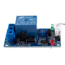 DC 12V Photoelectric Switch Sensor Relay Module 50mmx25mm w 2 Cable S3J6