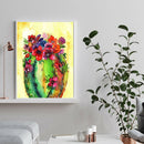 5D DIY Full Round Drill Diamond Painting Abstract Flowers Embroidery (B952)