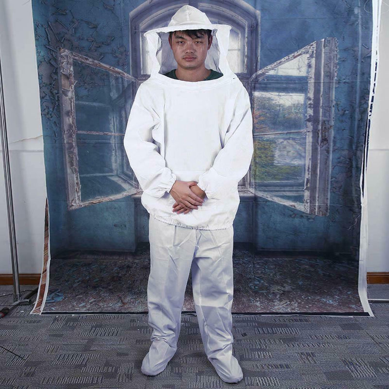 Beekeeping Jacket Veil Set Anti-bee Protective Safety Clothing Smock A