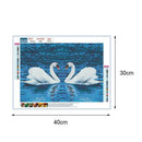 5D DIY Full Drill Diamond Painting Swan Lake Cross Stitch Embroidery Kits