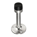 Cylinder Stainless Steel Door Stop Stopper Buffer Wall Mounted Fixed Rubber FT