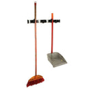 Wall Mounted 4 Positions Kitchen Storage Mop Organizer Holder Brush Broom H