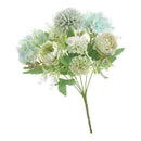 Simulation 7 head Peony Hand Flowers 32cm f/ Photo Prop Decoration 2pcs