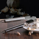 2 in 1 Kitchen Stainless Steel Garlic Press Crusher Ginger Squeezer Masher