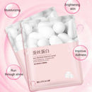 10Pcs BEOTUA Skin Care Snail Hyaluronic Acid Silk Protein Face Masks Moistu