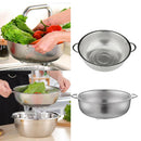 2PC Colander Food Sifter Pasta Draining Basket